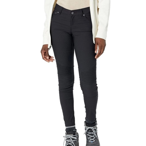 Prana Pants - Prana Brenna Moto Pant Grey Skinny Outdoor Casual Active Stretch Women's Size 6